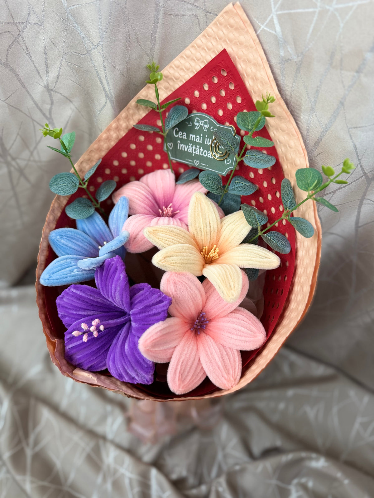 Buchet floral handmade – Început de an școlar